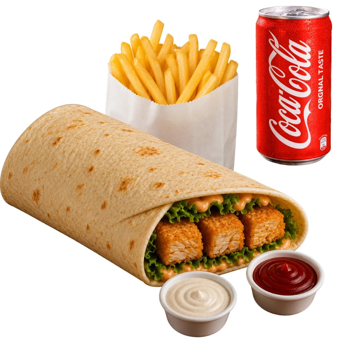 Fish Nugget Wrap Combo