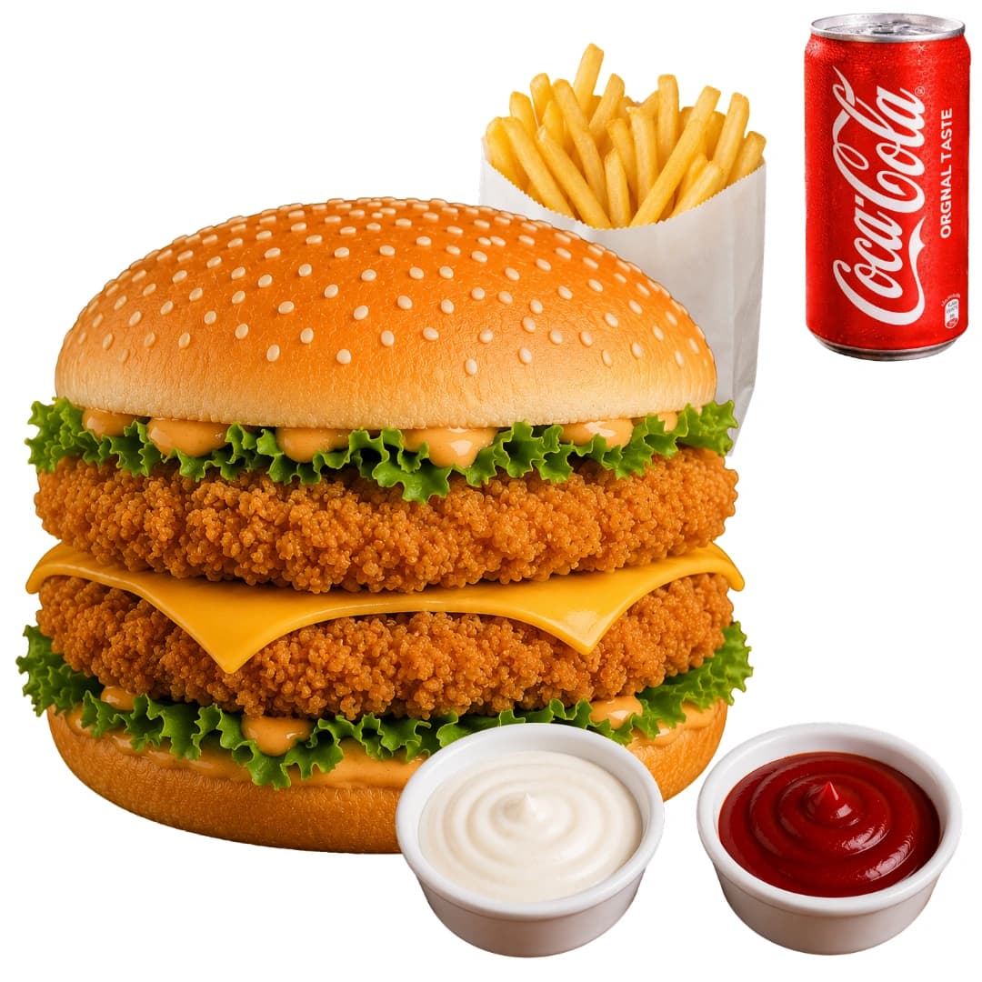 Zinger Mega Burger Combo